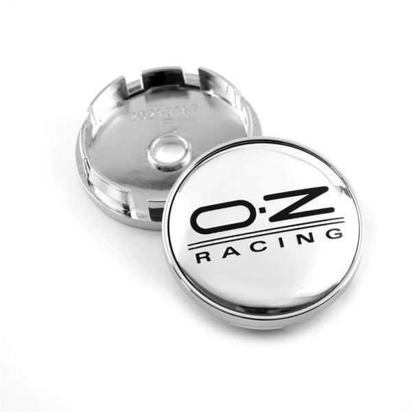 【送料140円】【黒枠 黒 ブラック&赤 レッド】60mm OZレーシング ホイールセンターキャップ O.Z Racing 新品 4個セット ハブキャップの画像9