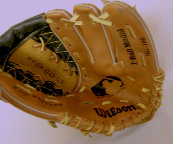 ★軟式少年用グローブ 低学年用 WILSON MLB T-Ball Modelの画像3