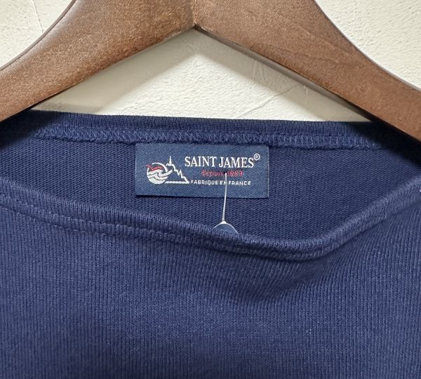 【新品】T7 ウエッソン ネイビー 長袖 無地 セントジェームス marine 【新品】T7 ウエッソン ネイビー 長袖 無地 セントジェームス marine