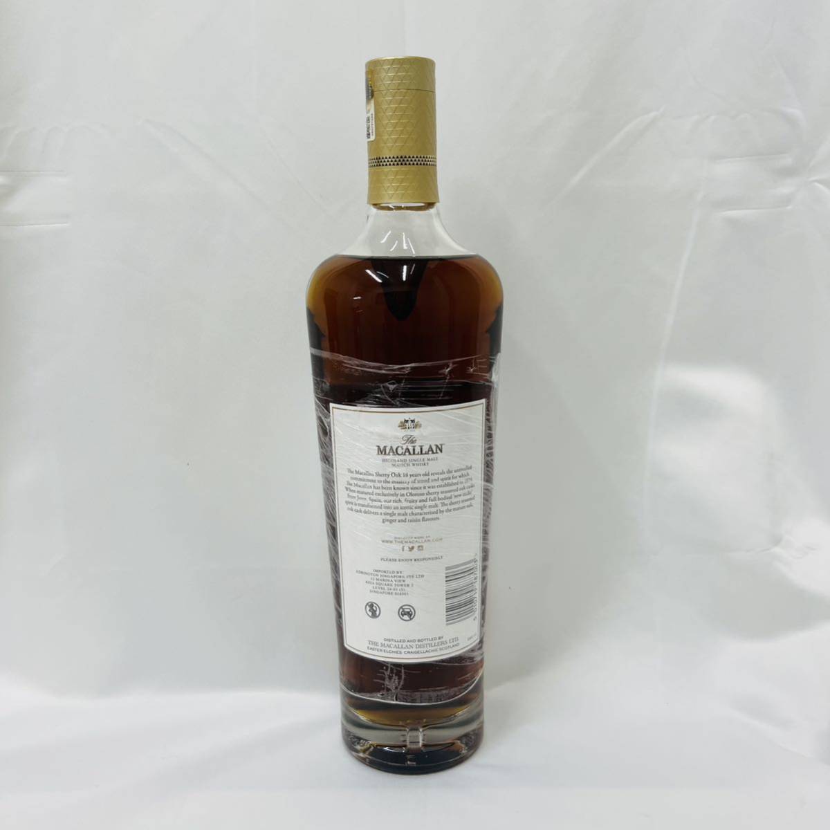 ザ マッカラン 18年 2020 シェリーオーク 700ml 箱なし The MACALLAN 並行品_画像2