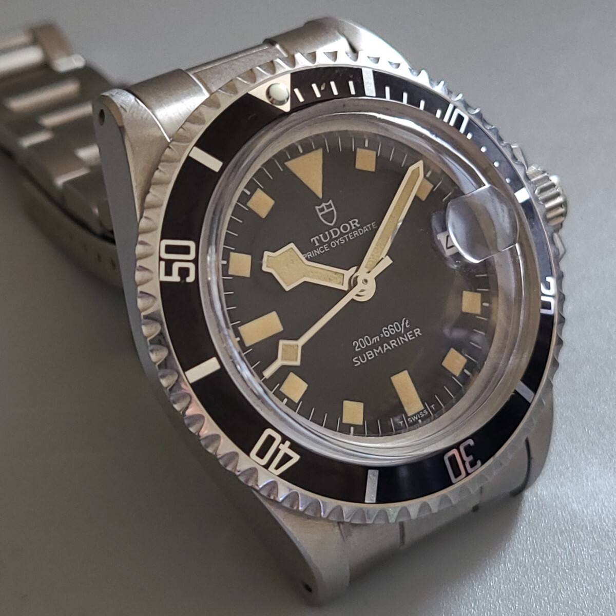 TUDOR9411通称イカサブ カスタム 稀少ムーブメント2784 日差調整済!! サブマリーナ 9411/0刻印の画像4