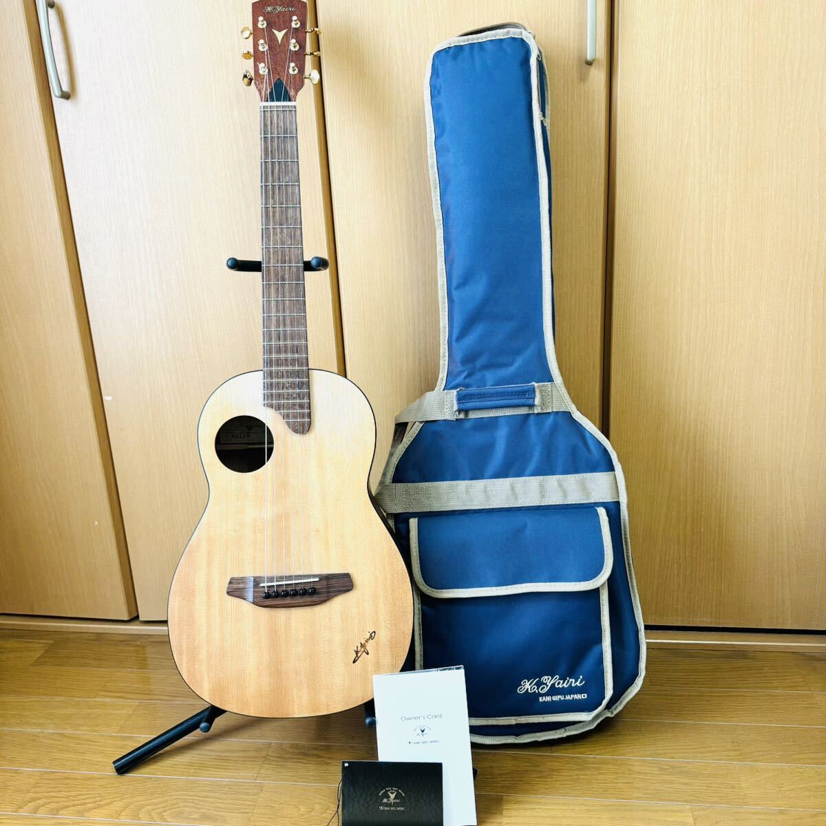 k.yairi nocturne ST ヤイリ・ノクターン ミニアコースティックギター 　ギター　オール単板　ソフトケース付