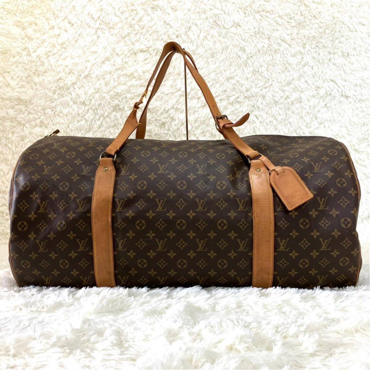 【1円〜希少】ルイ ヴィトン LOUIS VUITTON モノグラム サックポロション ボストンバッグ M41222 A21900 超大容量の画像2