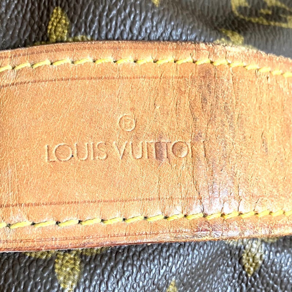 【1円〜希少】ルイ ヴィトン LOUIS VUITTON モノグラム サックポロション ボストンバッグ M41222 A21900 超大容量の画像9