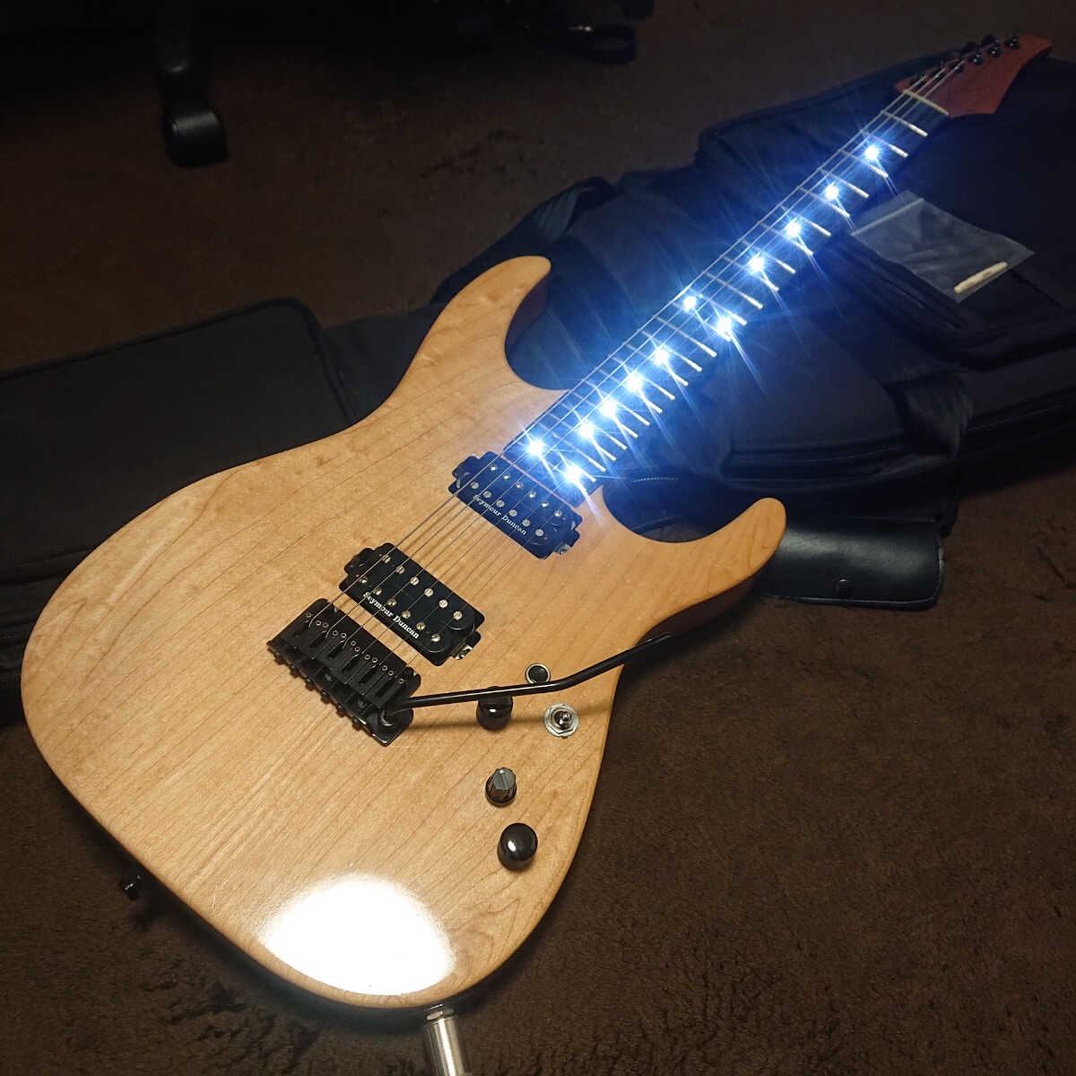 RY Guitar Dinky Maple+Mahogany 2H 24F LEDカスタム