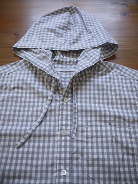 FUTURE PRIMITIVE SUBTROPIC HOODIE SHIRT(GINGHAM)/Ssize/新品未使用/30%OFF_画像3