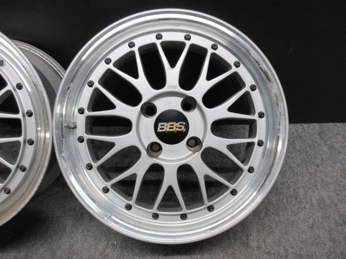 BBS LM 17インチ １８０SX アベニール アコードワゴン S13 シルビア 86 レビン トレノ シルビア スカイライン レパード 114.3-4H_画像2