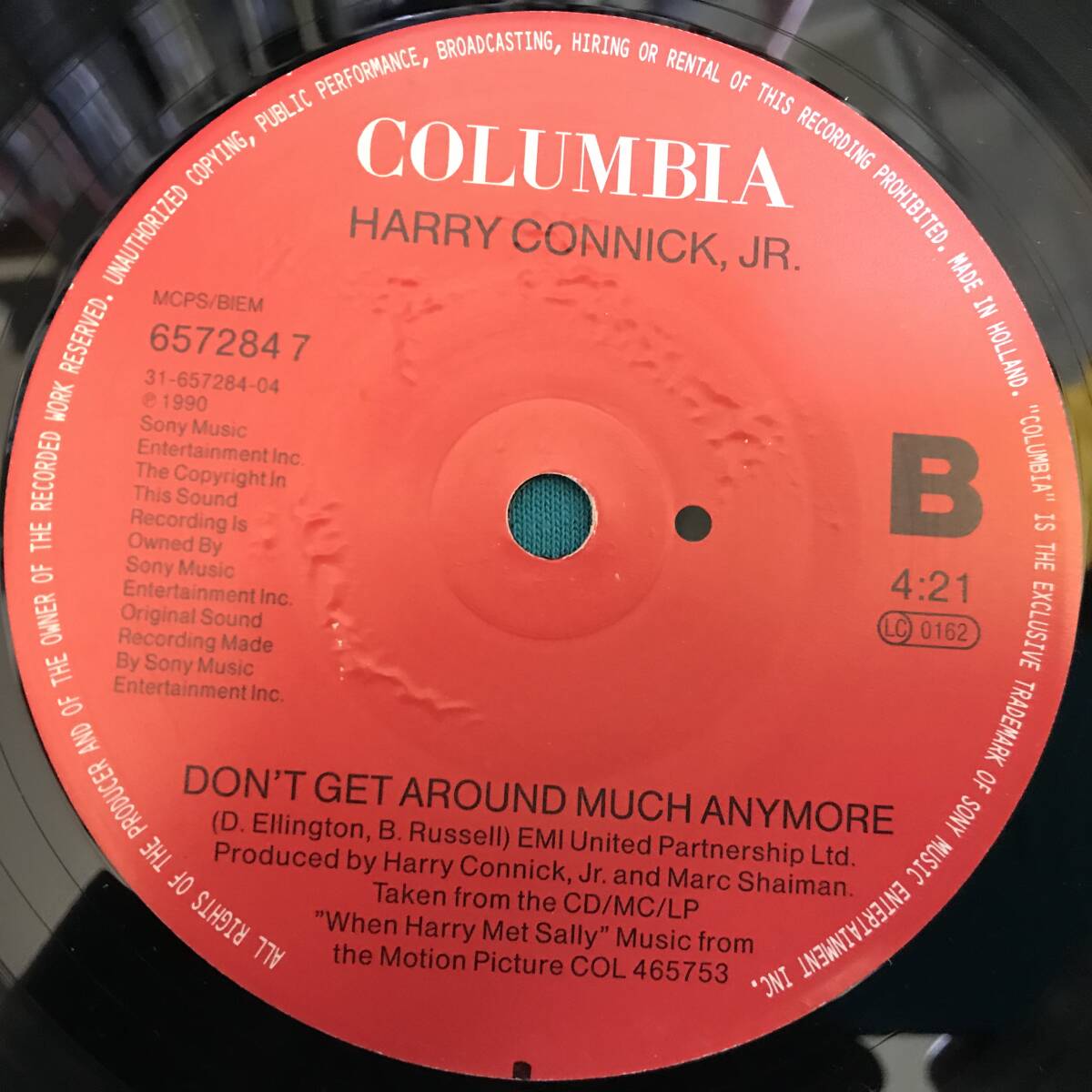 7”●Harry Connick, Jr. / We Are In Love UK盤 Columbia 657284 7_画像3