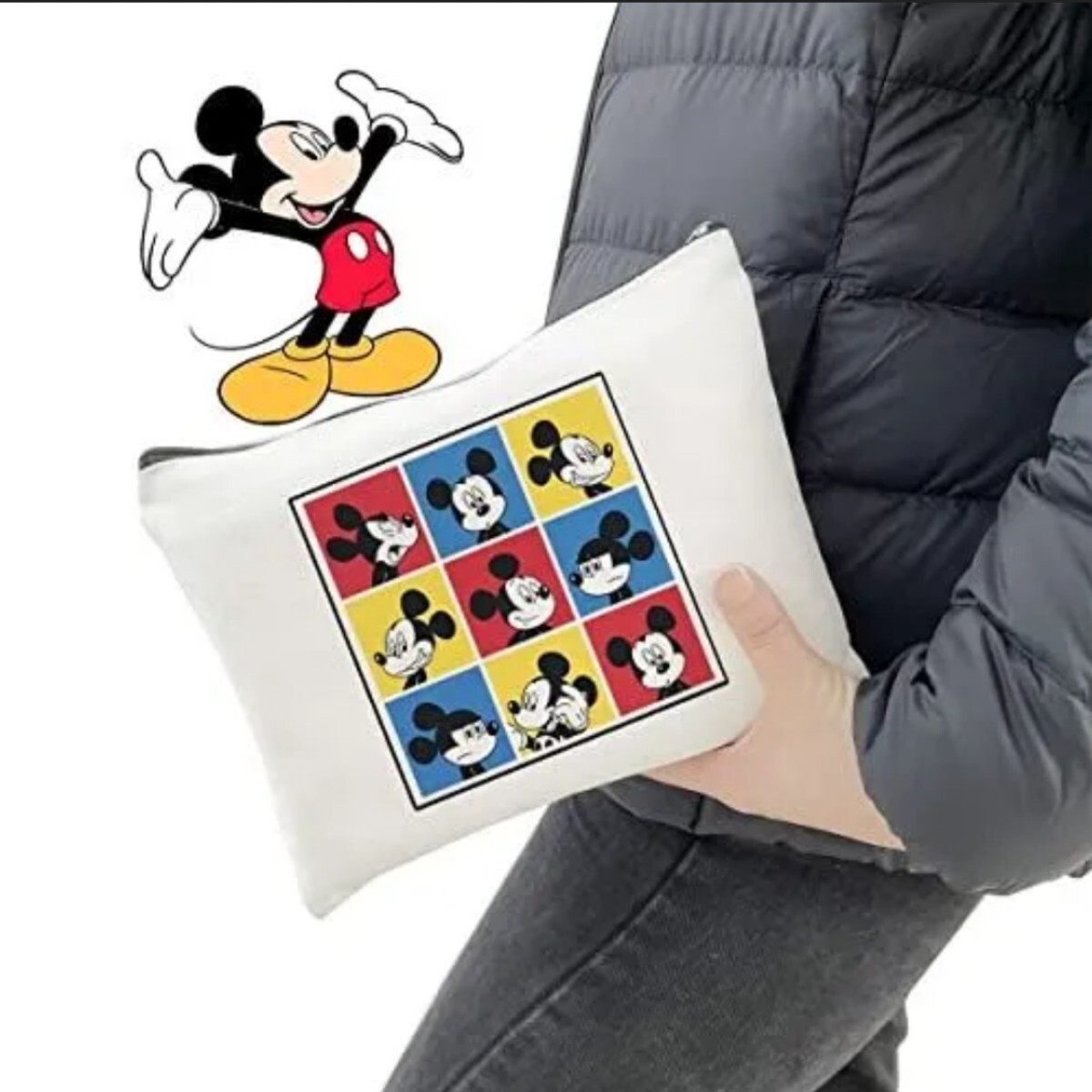  товар ограничен! сумка Mickey Mouse косметичка Mini сумка место хранения сумка функциональный большая вместимость Disney легкий перевозка путешествие для дорожная сумка 