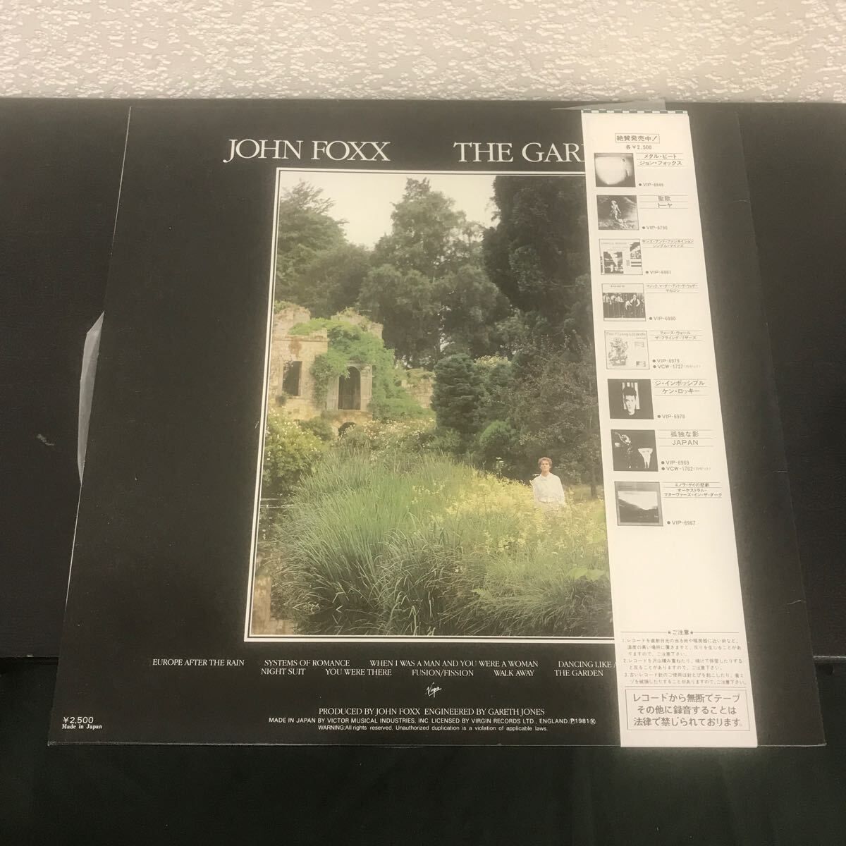 John Foxx The Garden ジョン・フォックス ザ・ガーデン VIP-6982 帯付き_画像2