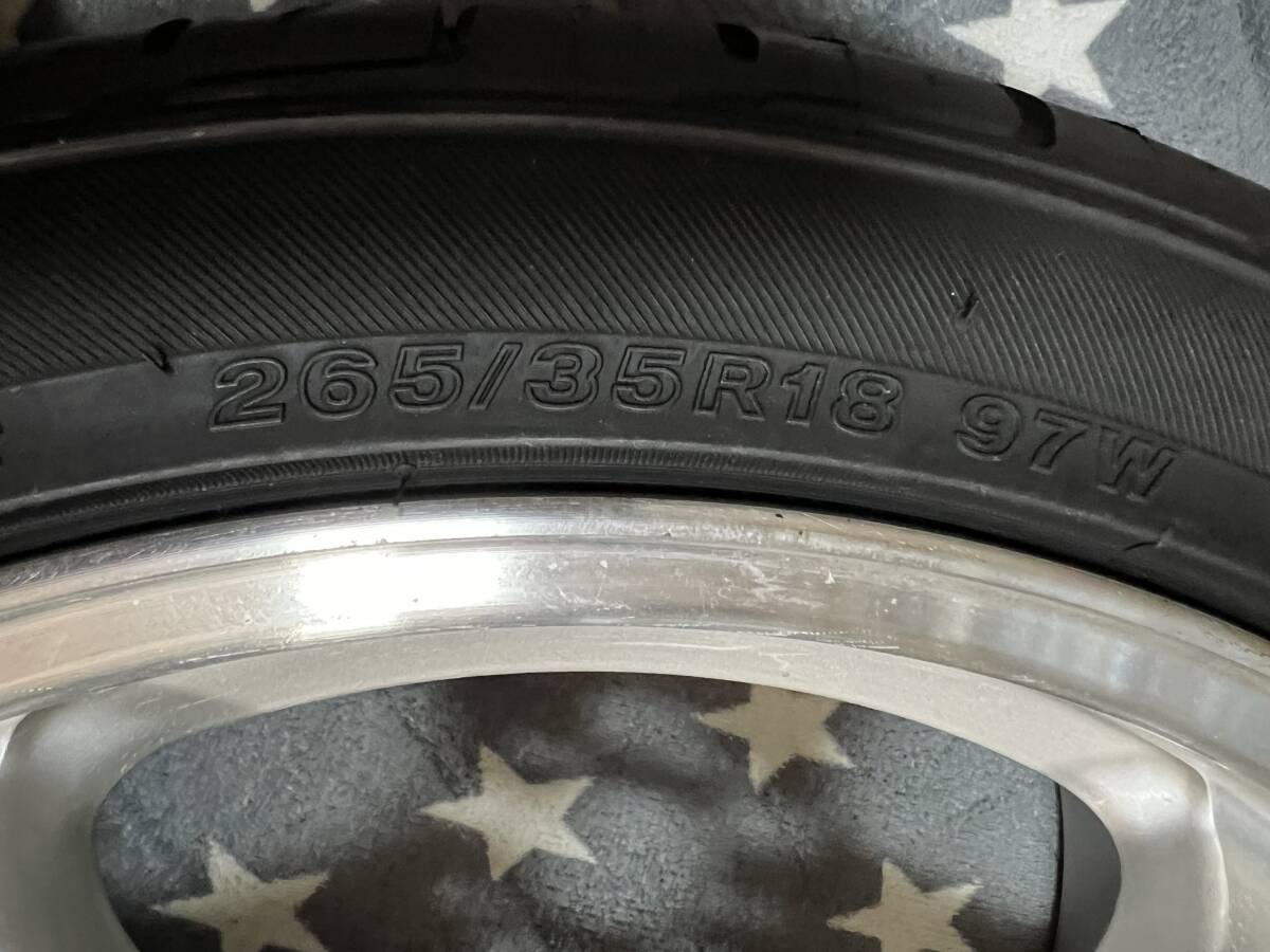 BS新品タイヤ RAYS NISMO レイズ ニスモ LMGT4 2本 18 9.5J +30 5H 114.3 265/35 R32 R33 R34 BNR32 BCNR33 BNR34 シルビア GT-R GTR 中古_画像6