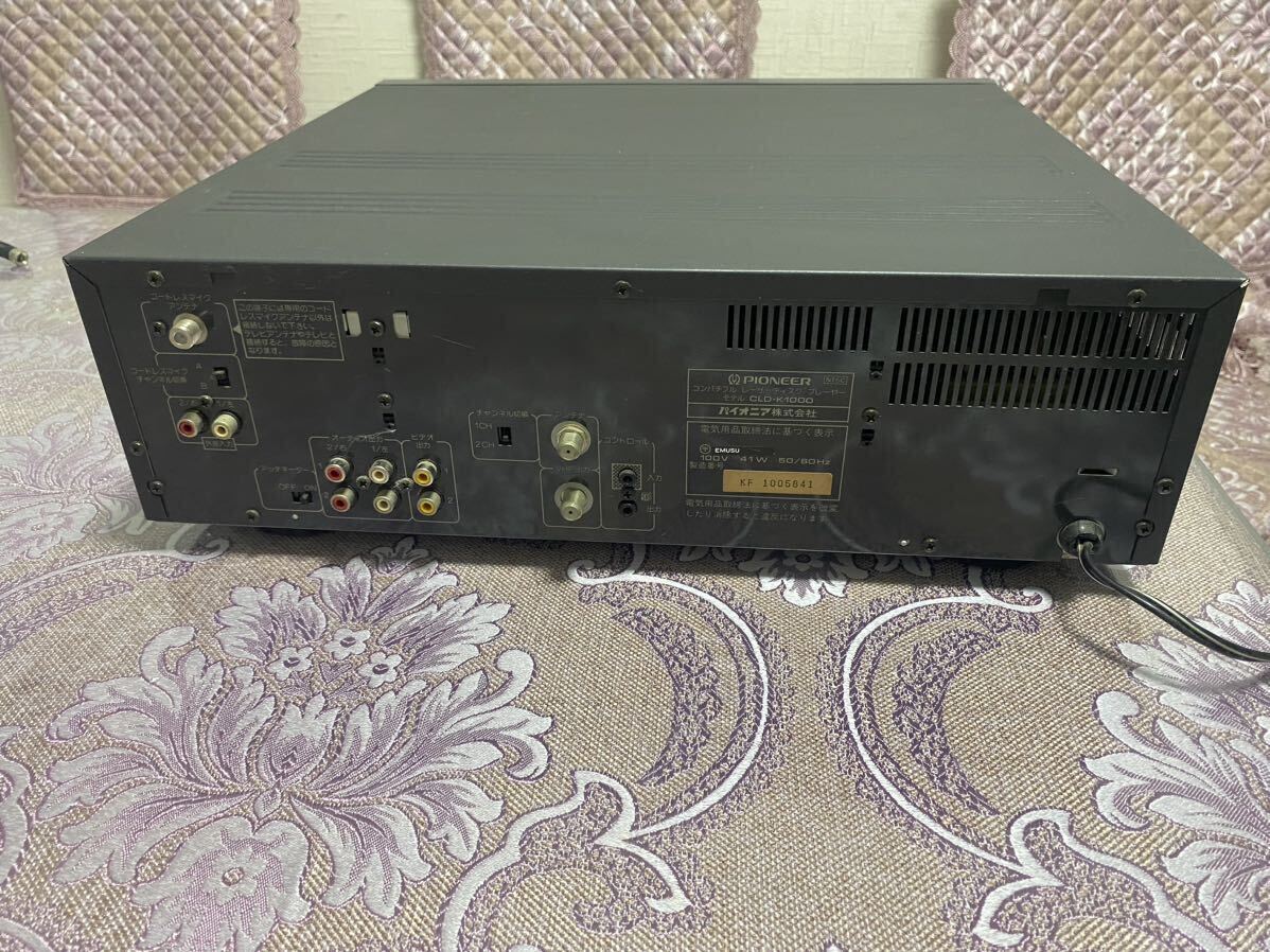 Pioneer パイオニア レーザーディスクプレーヤー CLD-K1000 ジャンク品の画像7