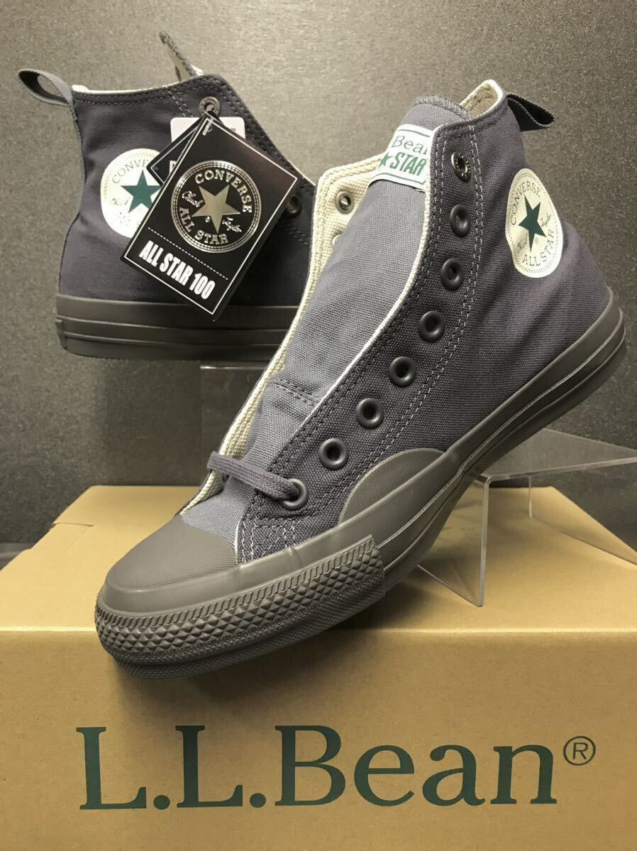 ☆新品☆CONVERSE ALL STAR 100 L.L.Bean HI コンバース　オールスター　100 LLビーン　ハイ　ストーングレイ　コラボ　チャックテイラー_画像3