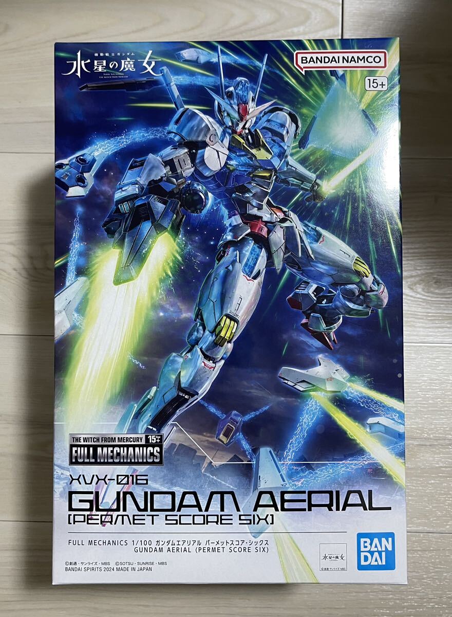 全国７１０円　新品　ハイパーホビーフェス限定 FULL MECHANICS 1/100 ガンダムエアリアル パーメットスコア・シックス _画像1