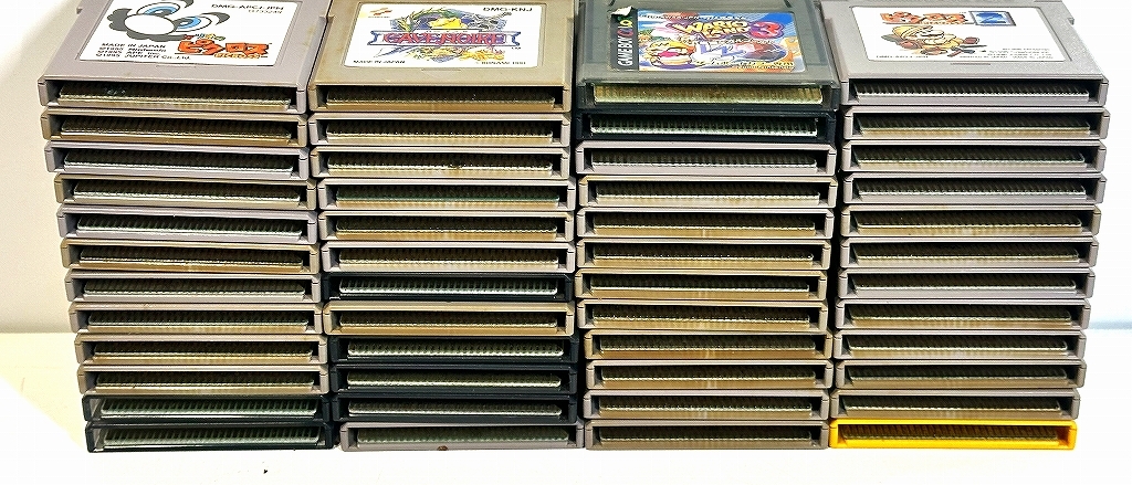 中古ゲームソフト 任天堂 ゲームボーイ用ソフト 合計48本、タイトル一部被りあり、動作未確認のためジャンク扱いの画像8