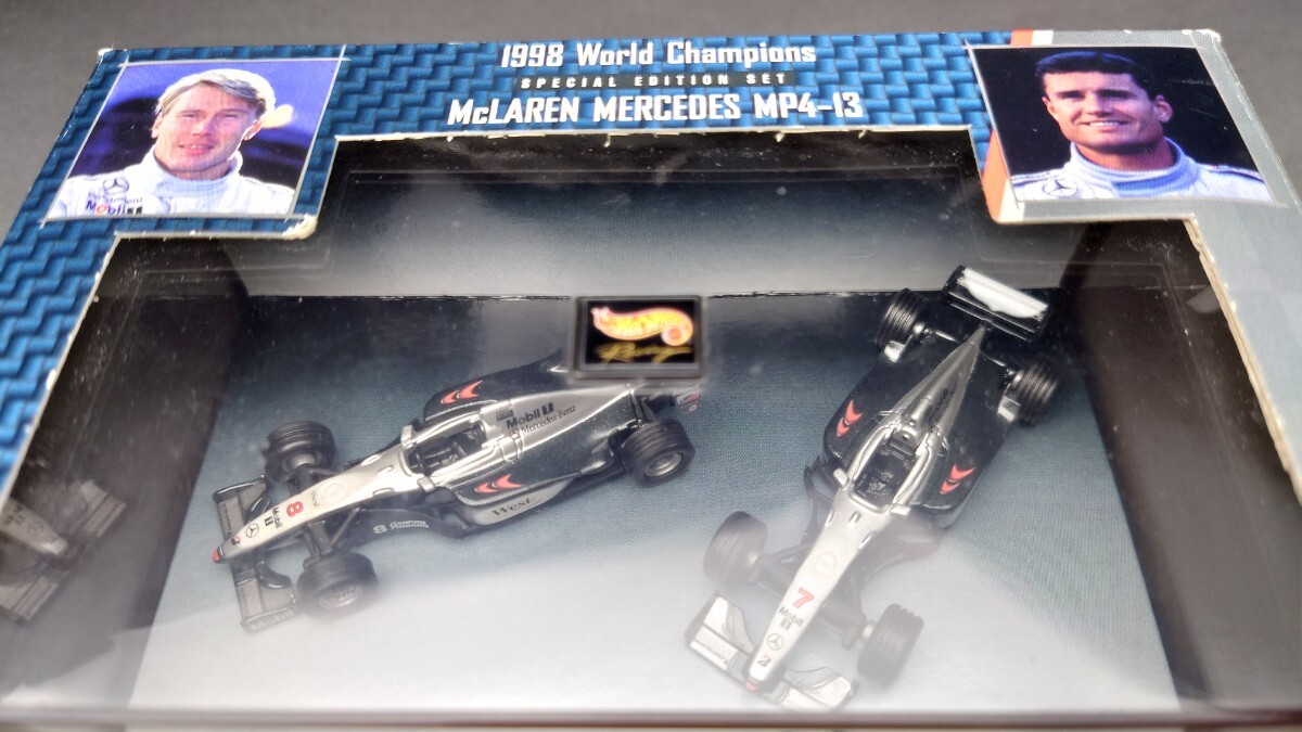 ホットウィール METAL RACING 1998 ワールドチャンピオン マクラーレン メルセデス MP4-13_画像2