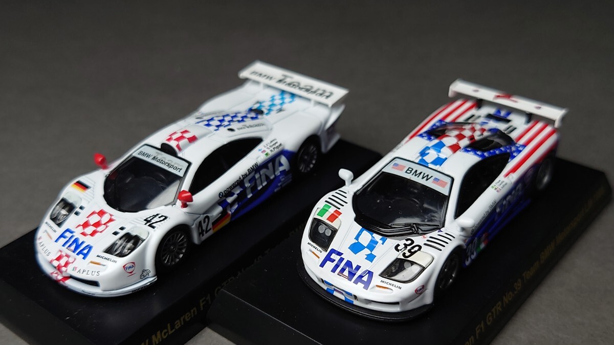 京商 1/64 マクラーレン F1 GTR レーシング ミニカーコレクション コンプリート8台セットの画像5