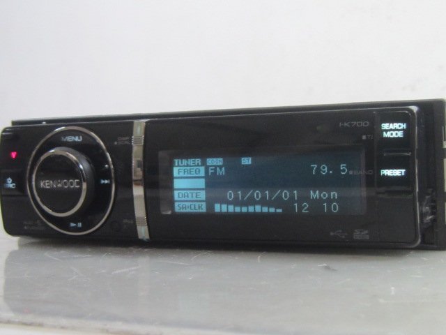 [31Q:B1] KENWOOD ケンウッド I-K700 カーオーディオ デッキ CD USB 1DINデッキ ※動作確認済み_画像3