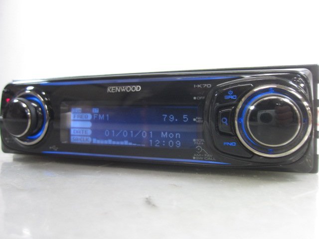 *[82Q:B3] KENWOOD Kenwood I-K70 Car Audio панель CD USB 1DIN панель * рабочее состояние подтверждено 