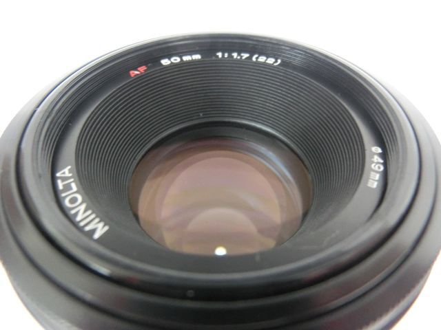 ☆MINOLTA α7000 AF 50mm 1:1.7（22)☆一眼レフカメラ 光学機器☆ _画像5