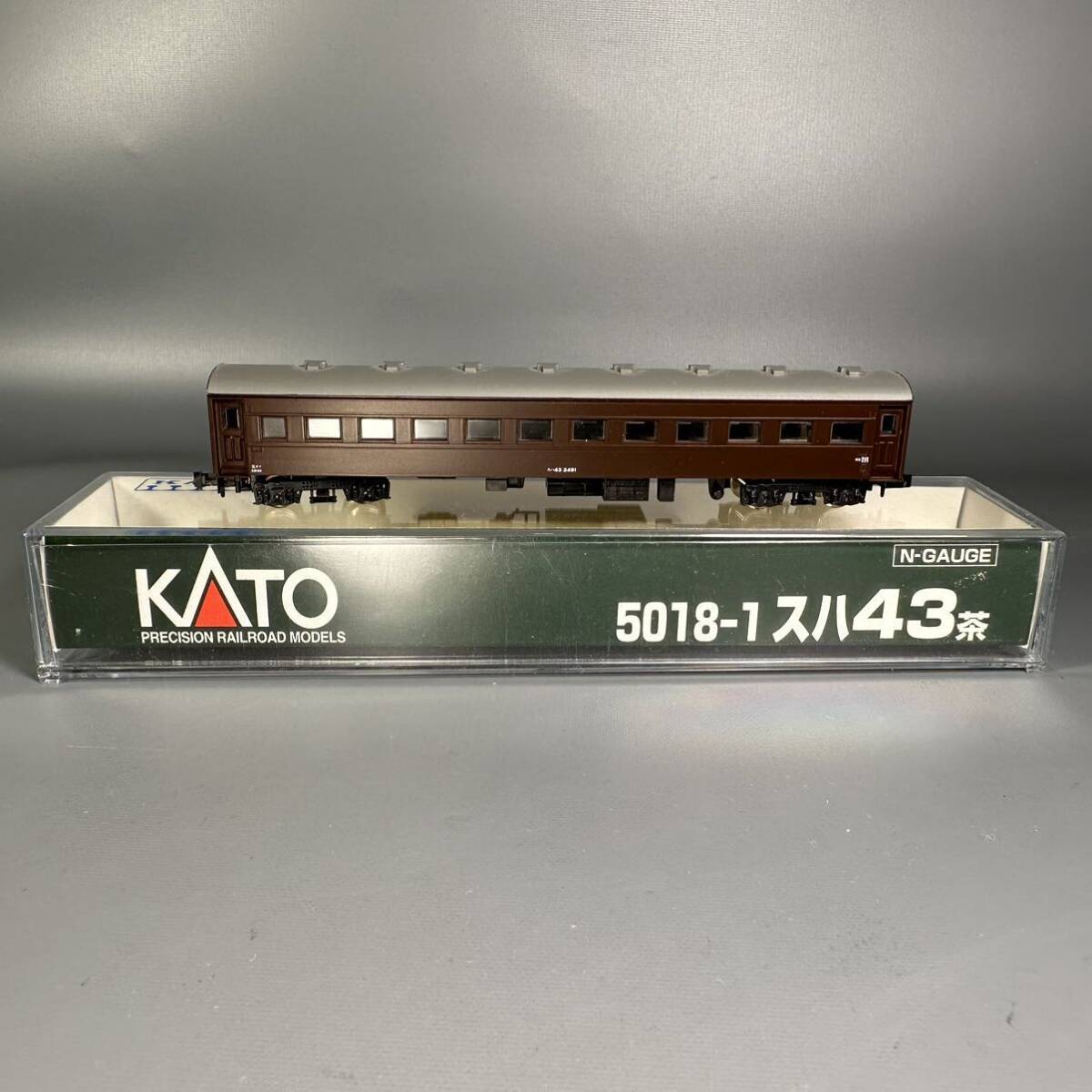 KATO Nゲージ 2002 C11 ・5020 マニ60・5018-1 スハ43茶・5079-1 スハフ42茶・KATO ワラ1(×2両) 全6両 ケース付 / 中古ジャンク 鉄道模型_画像6