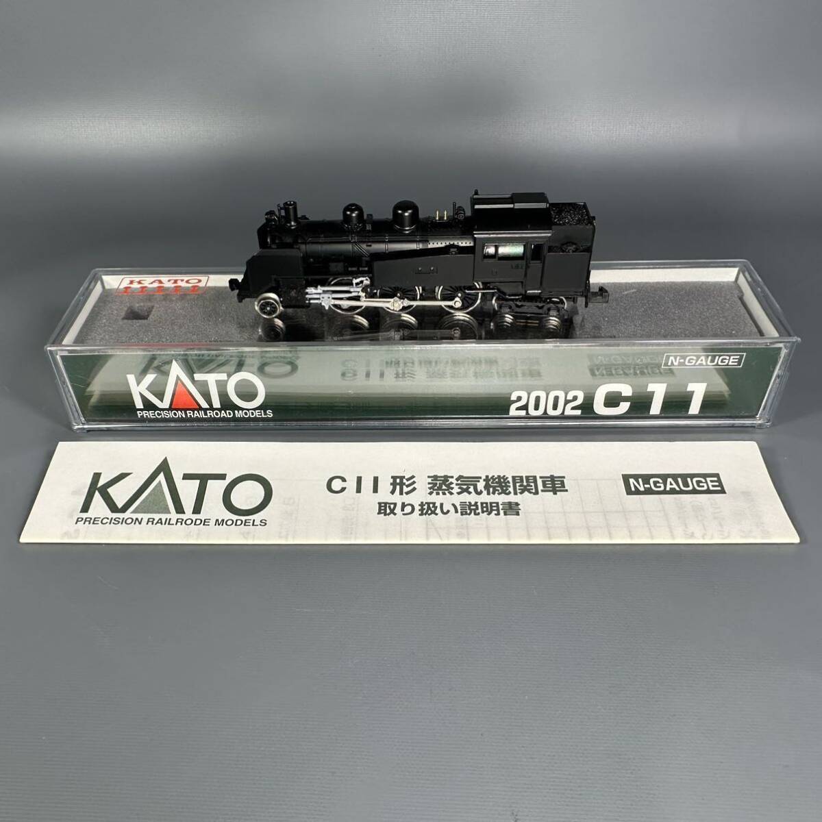 KATO Nゲージ 2002 C11 ・5020 マニ60・5018-1 スハ43茶・5079-1 スハフ42茶・KATO ワラ1(×2両) 全6両 ケース付 / 中古ジャンク 鉄道模型_画像2