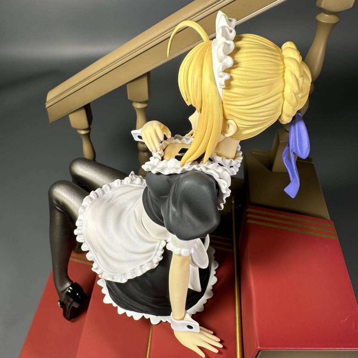  Fate/hollow ataraxia フェイト/ホロウ アタラクシア 1/7 セイバー ~妄想メイドVer.~ フィギュア 中古 開封品 箱付_画像7