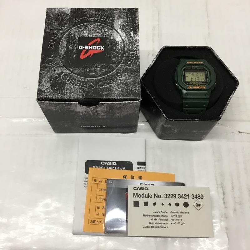 G-SHOCK 表記無し ジーショック 腕時計 デジタル DW-5600RB 箱有 Watch Digital カーキ / カーキ / 10106512