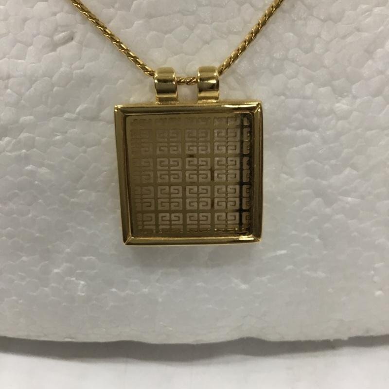 GIVENCHY 表記無し ジバンシィ アクセサリー ネックレス、ペンダント スクエア Accessory Necklace Pendant 金 / ゴールド / 10107919_画像3