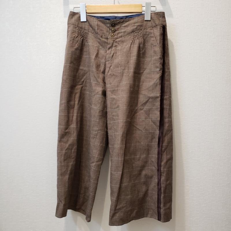 16E Jasmin 36 ジャスミン パンツ スラックス 7分丈 Pants Trousers Slacks 茶 / ブラウン / 10005657_画像1