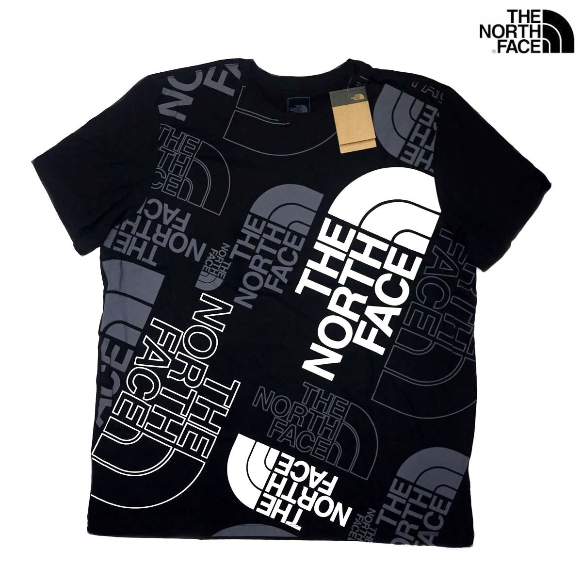 USA限定新品 ノースフェイス ハーフドームロゴ 半袖Tシャツ (XXL) ブラック THE NORTH FACE 日本未発売/aa413_画像1