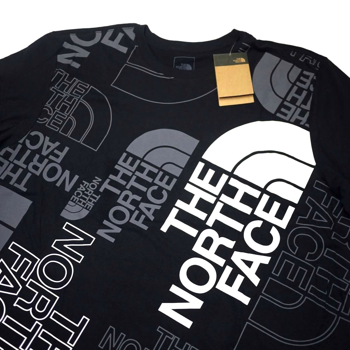 USA限定新品 ノースフェイス ハーフドームロゴ 半袖Tシャツ (XXL) ブラック THE NORTH FACE 日本未発売/aa413_画像2