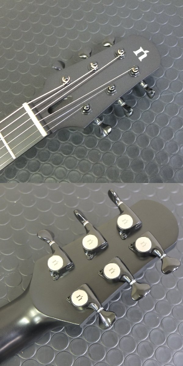 新品未使用品♪ NATASHA NBSG Steel Smart Guitar Black 少々キズ有_画像6