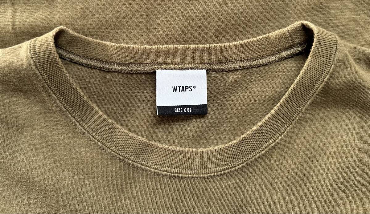 WTAPS BLANK SS 03 TEE.COTTON OLIVE DRAB Mサイズ ダブルタップス ブランク ショートスリーブ Tシャツ オリーブ ポケT ポケット