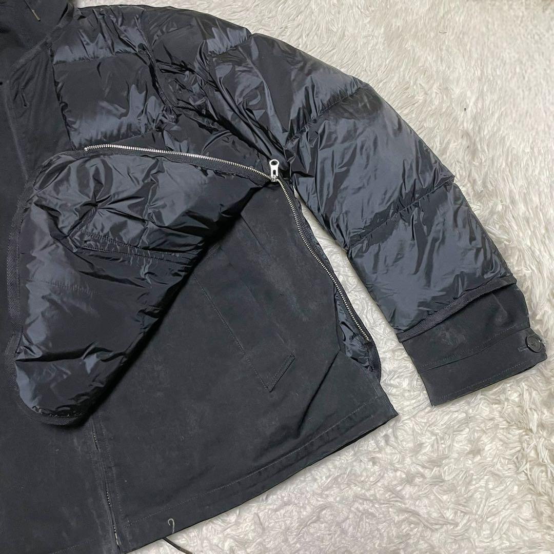 希少サイズ4(52) Sacai x Ten C Dwon Jacket サカイ テンシー ダウンジャケット Anorak Down Liner アノラック ダウンライナー ブラック_画像5