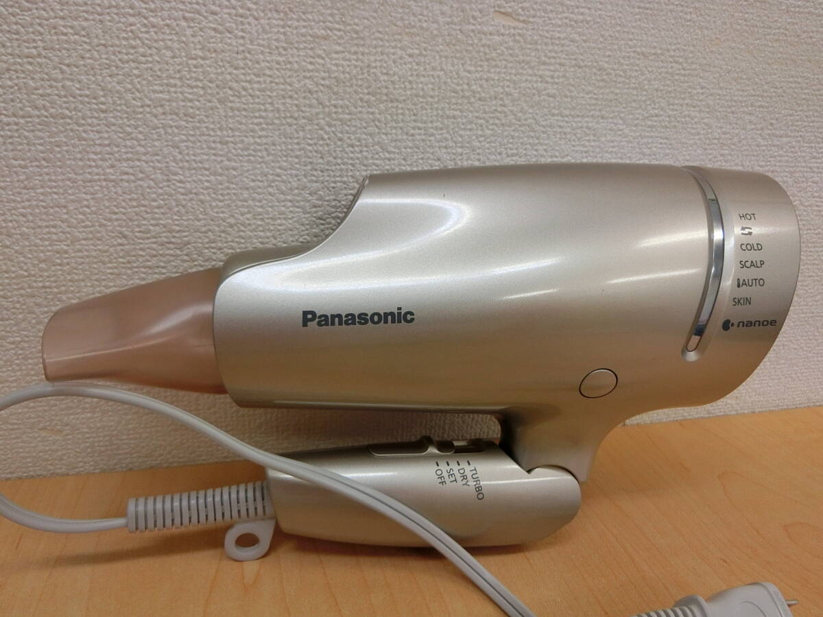 (853) Panasonic ヘアドライヤー ナノケア EH-NA9G ゴールド 2021年製 中古品_画像2