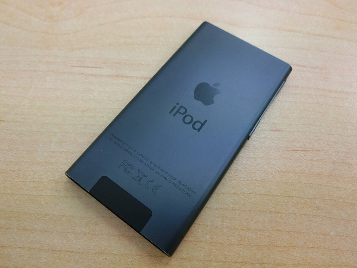 (931) Apple iPod nano 第7世代 A1446 (MD481J) 16GB グレー 詳細不明の画像2