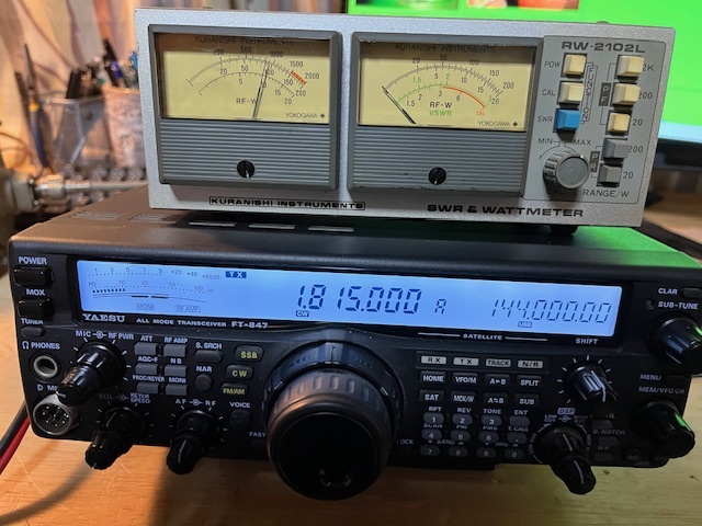 Yaesu ヤエス FT-847S 10W機 本体のみ 送信改造_画像3