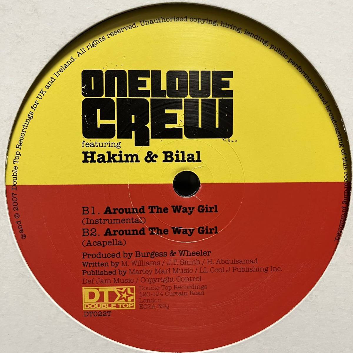 ONE LOVE CREW ft. Hakim & Bilal / Around The Way Girl / LL COOL J カヴァー_画像3