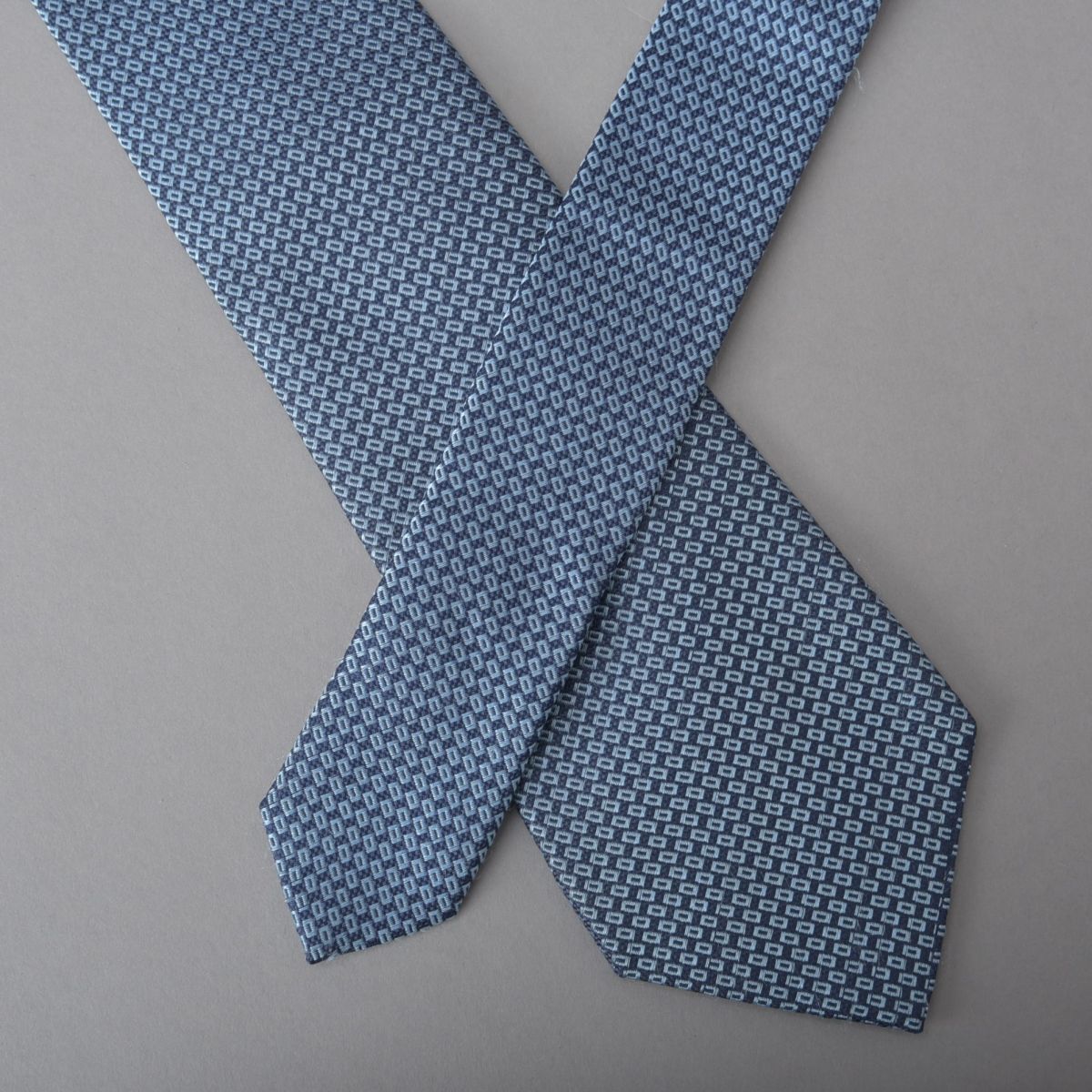 хорошая вещь joru geo Armani галстук rek tang ru шелк голубой темно-синий 4 квадратная форма общий рисунок бизнес джентльмен костюм ARMANI бренд *N69