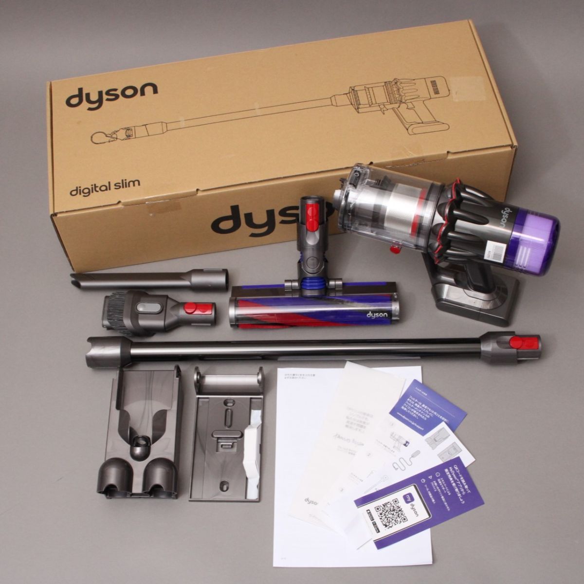 美品 展示品 ダイソン dyson digital slim SV18 スリム コードレス 掃除機 ハンディークリーナー 軽量 家電 ＃120※509/b.k/c.b_画像1