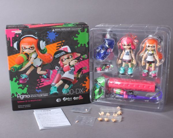 新品同様 figma Splatoon ガールズ DXエディション 400-DX グッドスマイルカンパニー スプラトゥーン キャラクター #60※617/a.b_画像1