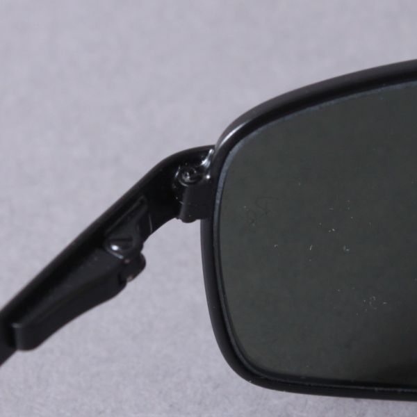  как новый RayBan RayBan солнцезащитные очки RB3194 006 черный рама бренд очки очки мужской с футляром #60*0313-18/k.e