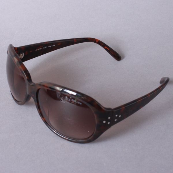 美品 POLICE ポリス サングラス S1604G ブランド ブラック 眼鏡 メガネ メンズ ケース付き #60※0313-24/k.a_画像2