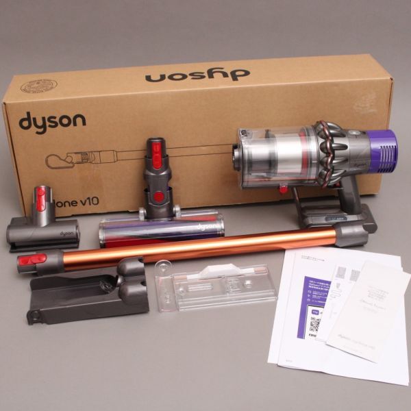 良品 ダイソン dyson Cyclone V10 Fluffy SV12 コードレスクリーナー 掃除機 ハンディクリーナー サイクロン式 軽量 ＃140〇653/b.c