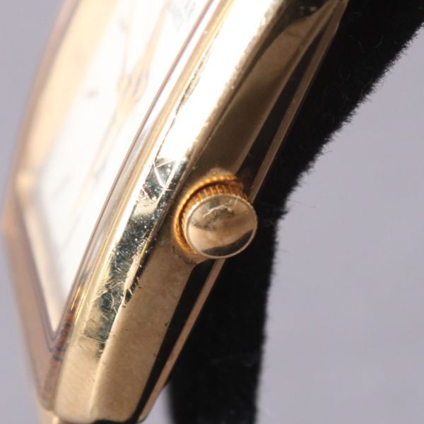 良品 WESTAR ウェスター 腕時計 稼働 18KGOLD 54g メンズ 7533GPN ゴールド クォーツ ウォッチ ホワイト文字盤 ブランド #N※696の画像4