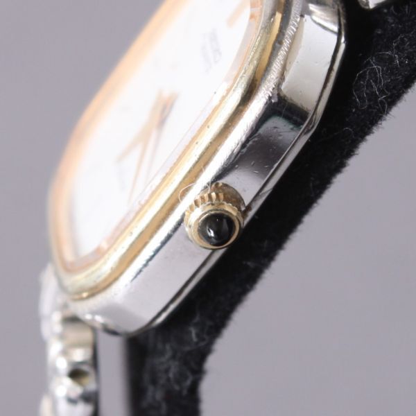 良品 SEIKO セイコー Exceline 腕時計 稼働 メンズ 1400-7600 クォーツ ウォッチ ホワイト文字盤 エクセリーヌ ブランド #N※692の画像4