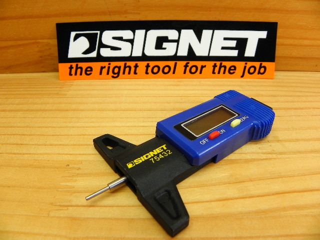 sig net digital teps gauge SIGNET 75432 * tire groove * brake pad remainder amount measurement 