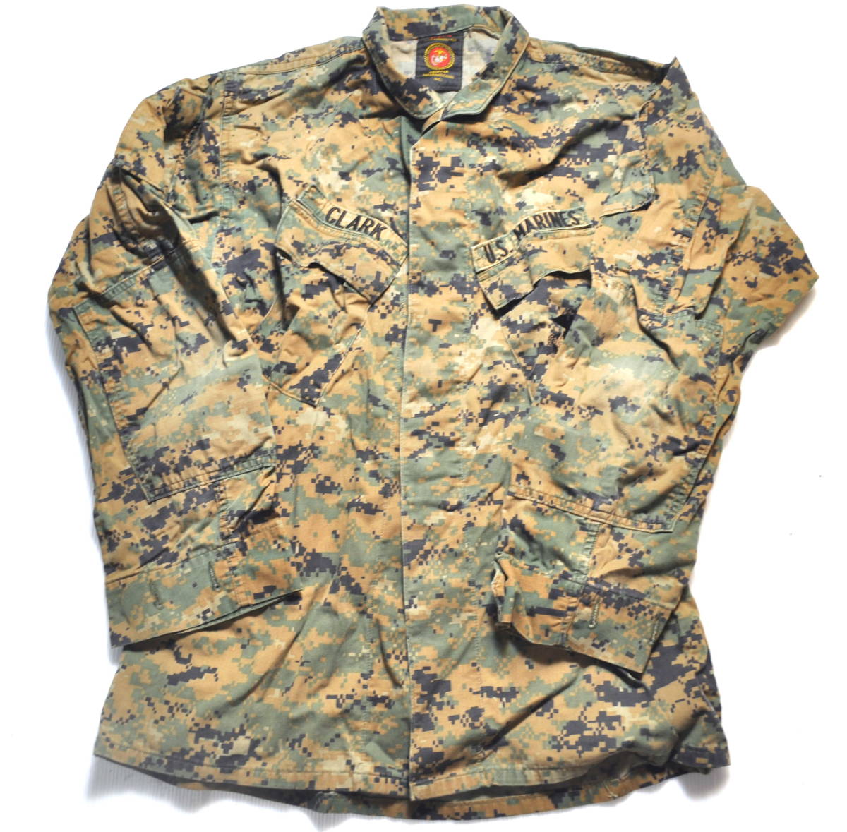 米軍放出品 実物 USMC 米海兵隊 MARPAT マーパット デジタル ウッドランド迷彩 ジャケット S/L BDU 上着 RECON MARSOC jacket combat_画像1