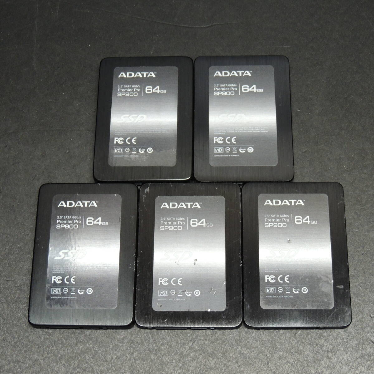 【5台まとめ売り/検品済み】ADATA SSD 64GB SP900 ASP900S3-64GM 管理:サ-94_画像1